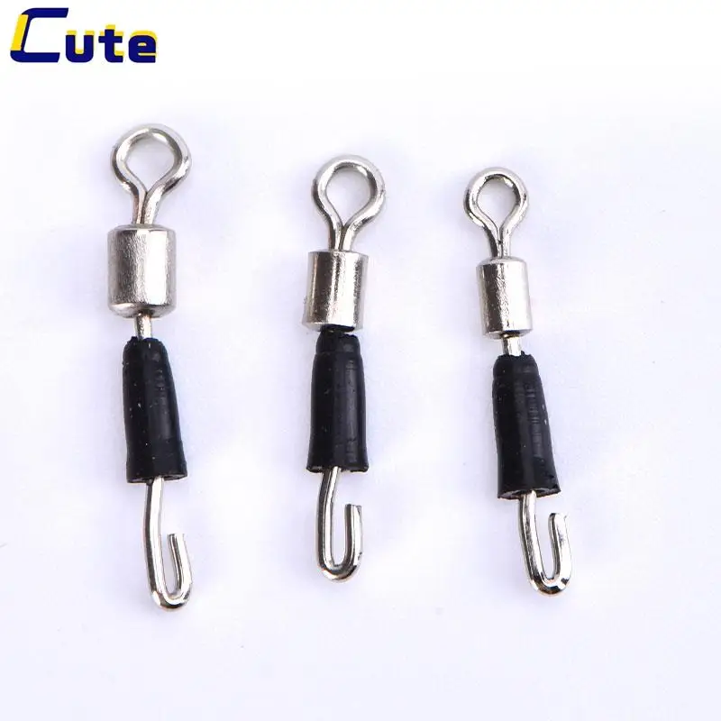 

20 Pcs Carp Fishing Quick Change Feeder Swivels Method Feeder Fishing Accessories Swivel Snaps For Carp Fishing Tackle Connector