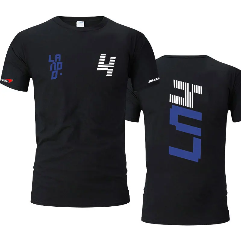 

F1 McLaren Team Lando Norris Formula 1 Racing Suit Tee Fan Uniform Outdoor Sports Quick Dry T-Shirt