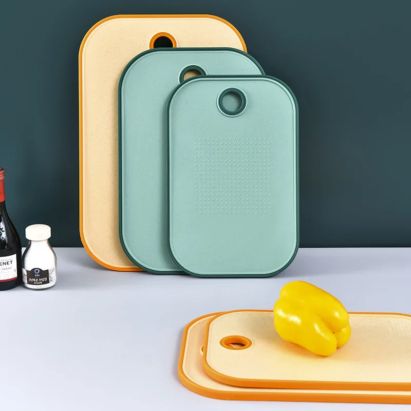 

Kitchen Chopping Board Hygienic Non-mould Board Cutting Vegetable Meat Tools Hanging Hole Spilover Prevention Kitchen Grinding