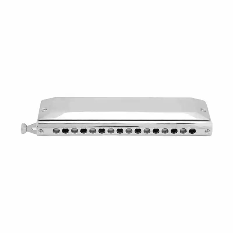 

Portable Mouth Organ Harmonica Instrument Silver for Beginner