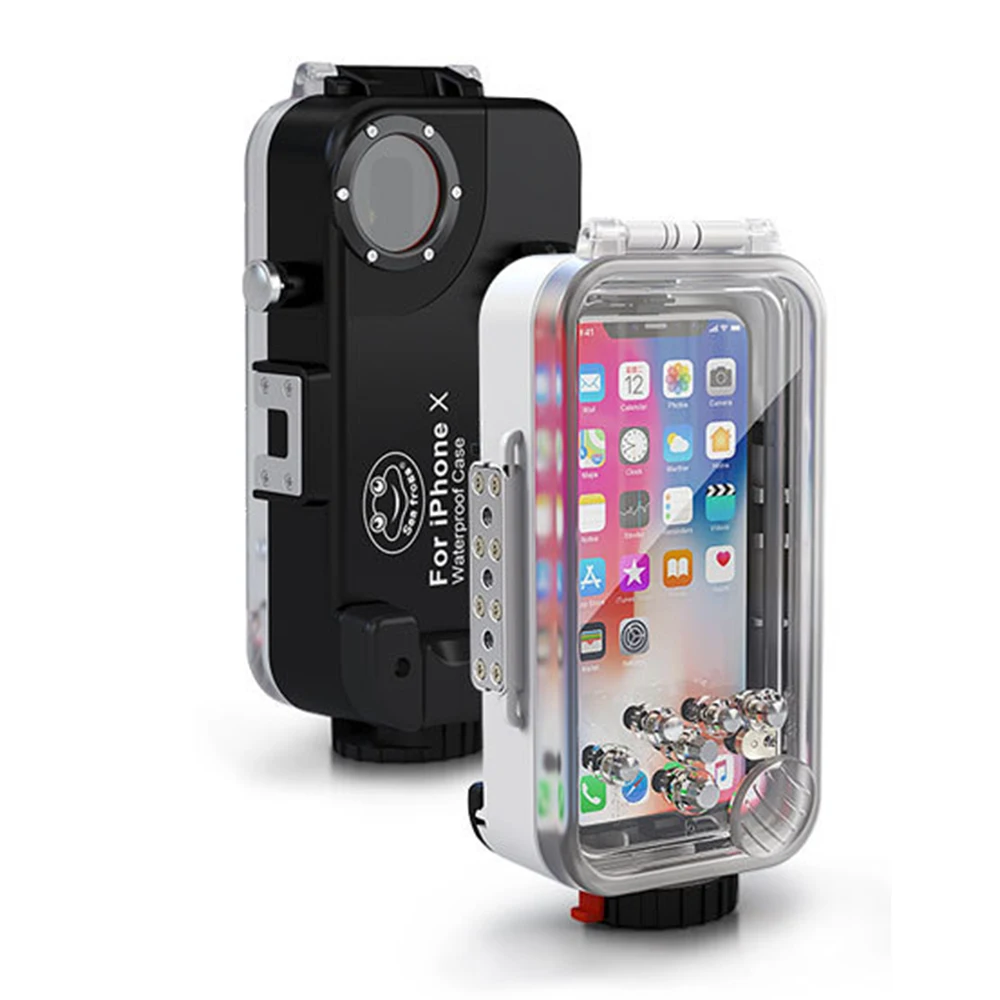 Waterproof Diving Case Housing Professional Diving Underwater Photography 60M Phone Accessrories Shell For IOS 6/7/8/X/XR/XS