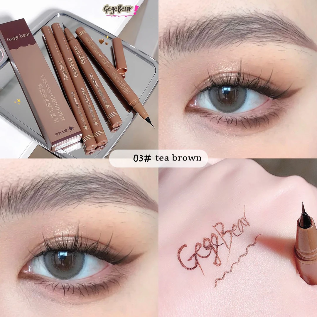 

Ultra-fine Liquid Eyeliner Lying Silkworm Eyelash Pen Matte Brown Gray Eye Liner Pencil Smooth Lasting Eyes Makeup Tool