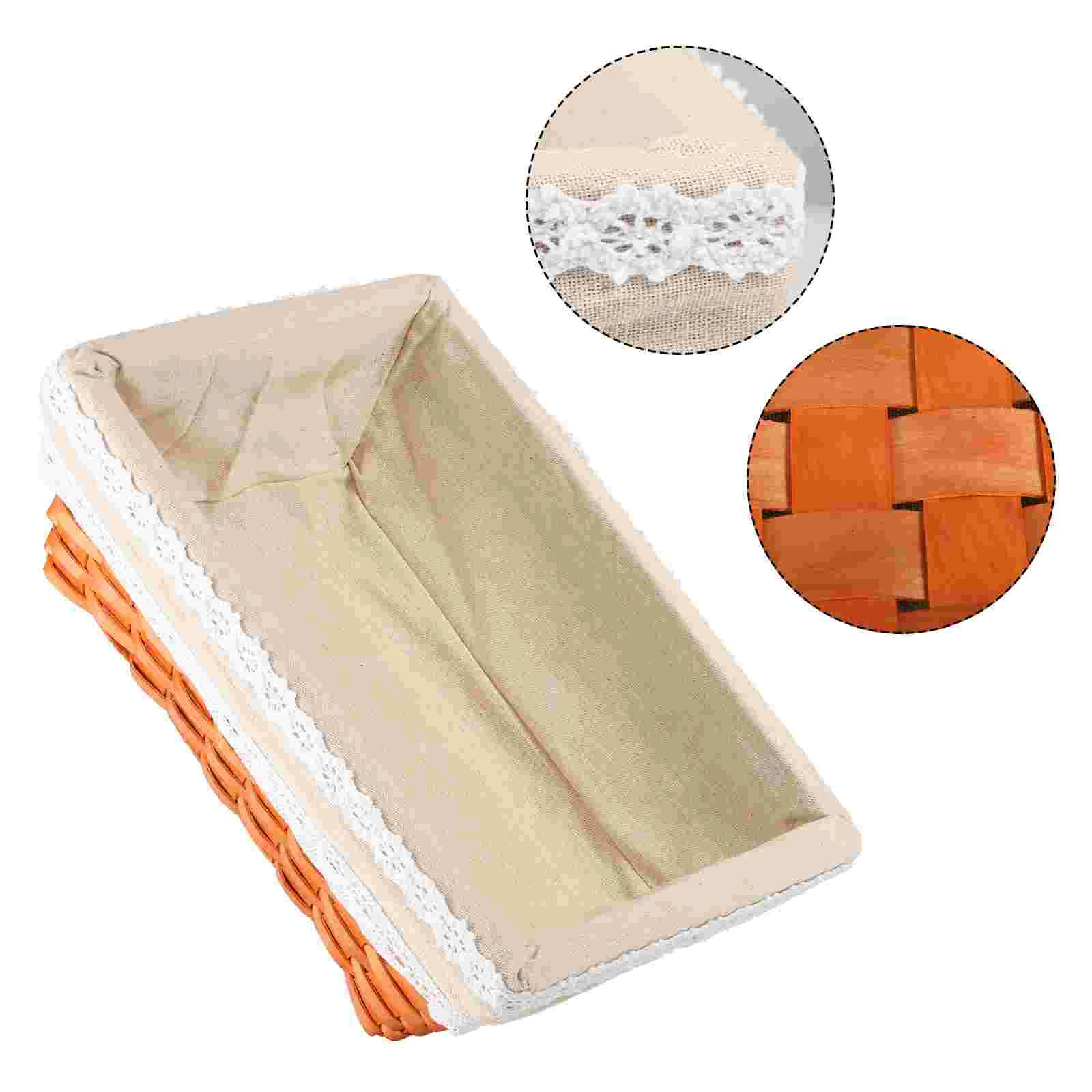 

1Pc Multi-purpose Woven Basket Desktop Sundries Storage Basket Organizing Basket
