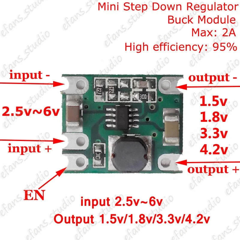 

Мини DC-DC понижающий преобразователь 2А