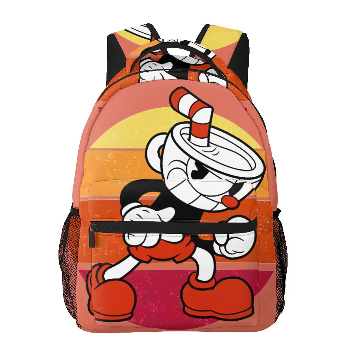

Модный рюкзак Cuphead для девочек, сумка через плечо для подростков, новая сумка для начальной школы для женщин, девочек, мальчиков