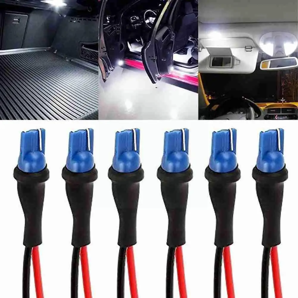 

Автомобильный светодиодный разъем для светодиодной лампы T10 W5W 147, Штекерный адаптер T10, базовая проводка, автозапчасти, разъем M4X6