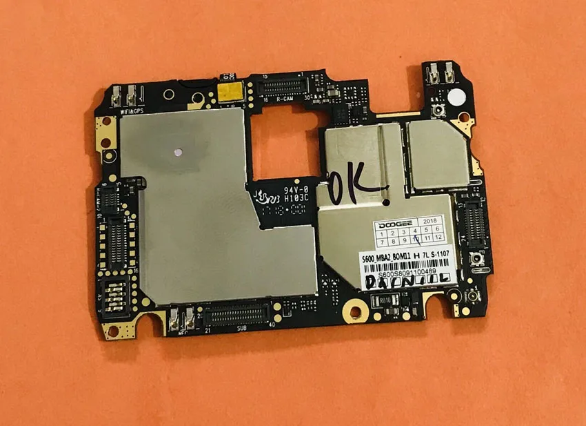 Оригинальная материнская плата 6 ГБ ОЗУ + 64 Гб ПЗУ материнская плата для DOOGEE S80 Helio P23 Octa Core Бесплатная доставка