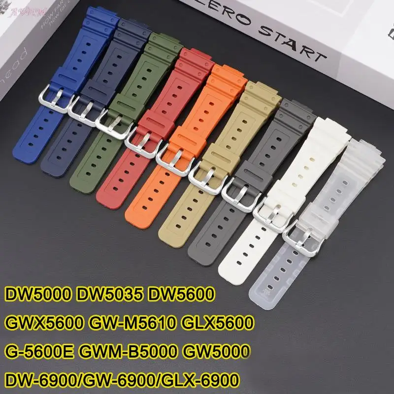 

Resin Watch Watch Band for DW-5600/5610 DW5000 DW5030 GWX5600 GWM5610 G5600 GWB5600 GLX5600 GB5600 GW6900 DW6900 Bracelet