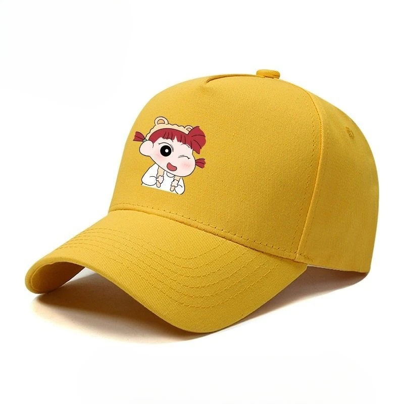 Фото Модная бейсболка Crayon Shin-chan Boochan Sakurada Nene для мальчиков и девочек, стильная солнцезащитная кепка с защитой от солнца. №4