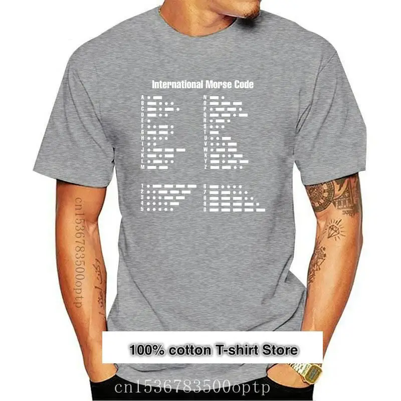 

Camiseta fresca del Code Morse, nueva