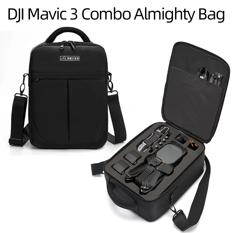 

Storage Bag Waterproof Portable Carrying Case Shoulder Bag Anti-shock Handbag for DJI Mavic 3 Drone Hand Bag Accessories