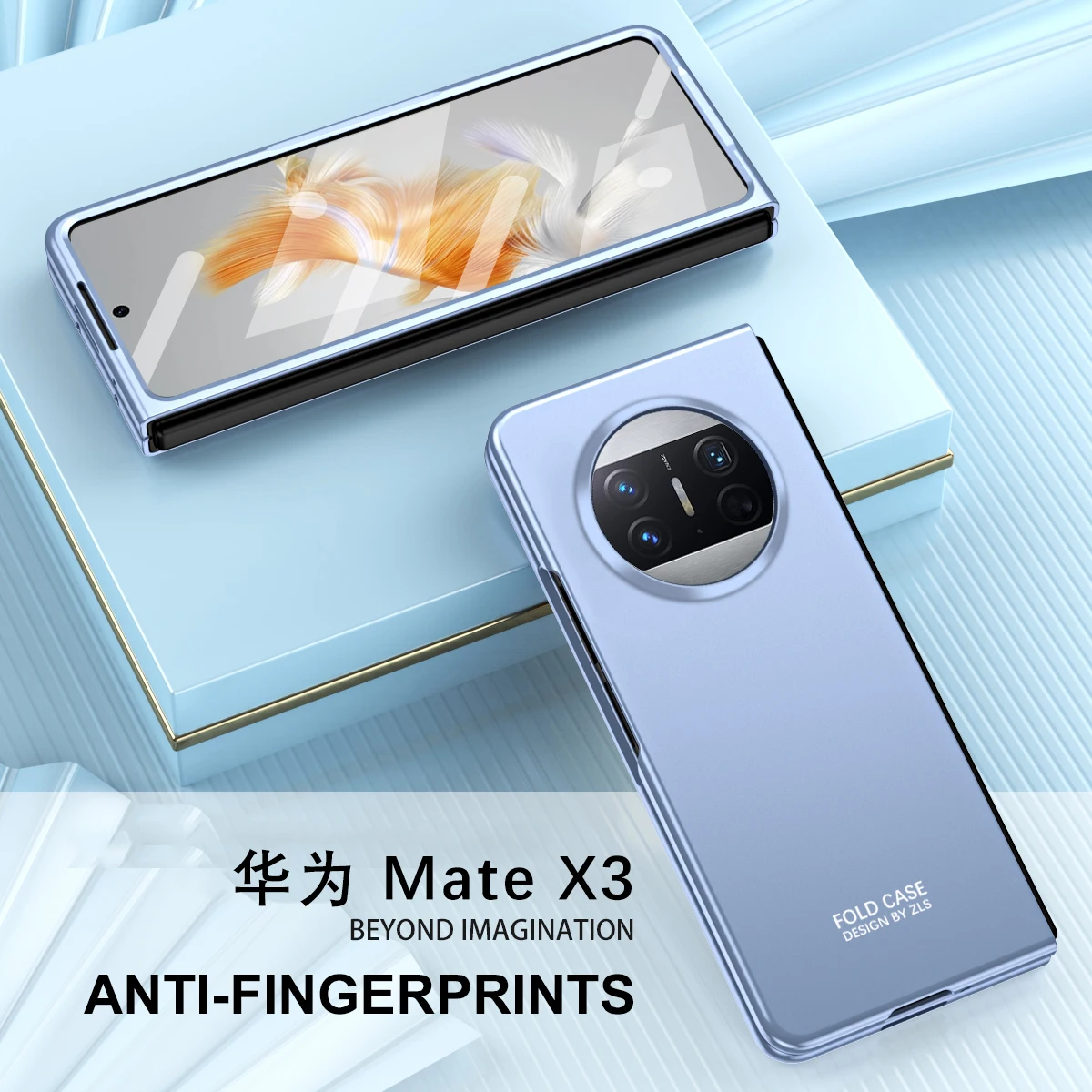 Ультралегкий и Ультратонкий матовый чехол для телефона Huawei Mate X3 с 360 полным