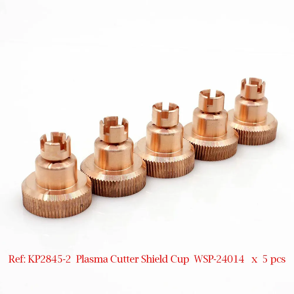 

5 Pcs KP2845-2 Plasma Cutting Machine Guard Cup WSP-24014 Plasma Machine Consumables For Tomahawk 1538 LC105 Cutting Torch