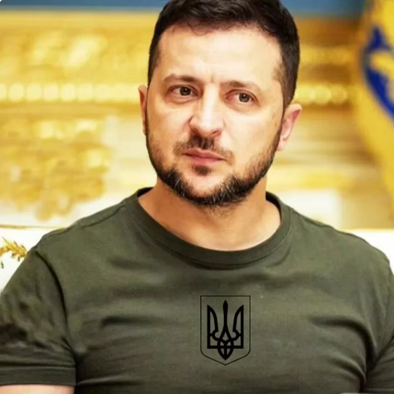 Футболки Zelensky Ukraine для женщин и мужчин украинская эмблема футболка с логотипом