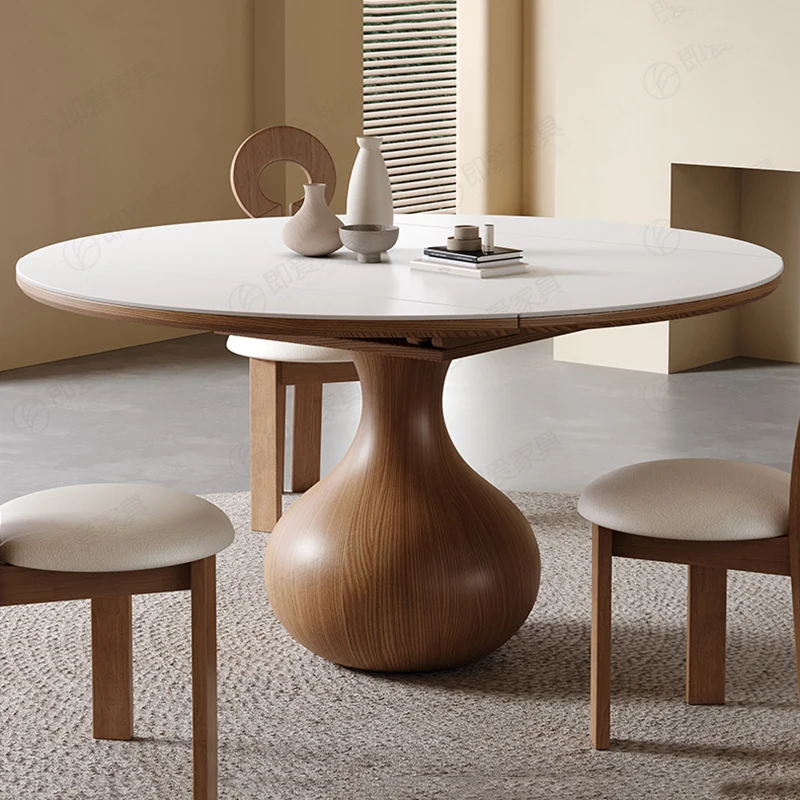 Nordic Small Folding Table Kitchen Unique Design Italian Stone Center TablesDining Luxury Oval Mesas De Comedor Home Furniture