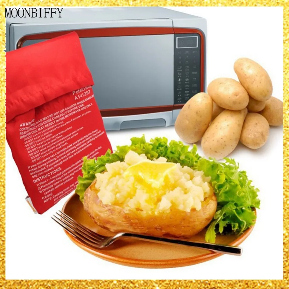 

Многоразовый удобный пакет для микроволновки, картофеля, скоростная сумка для жарки высокой температуры, плотная еда, аксессуары для духов...