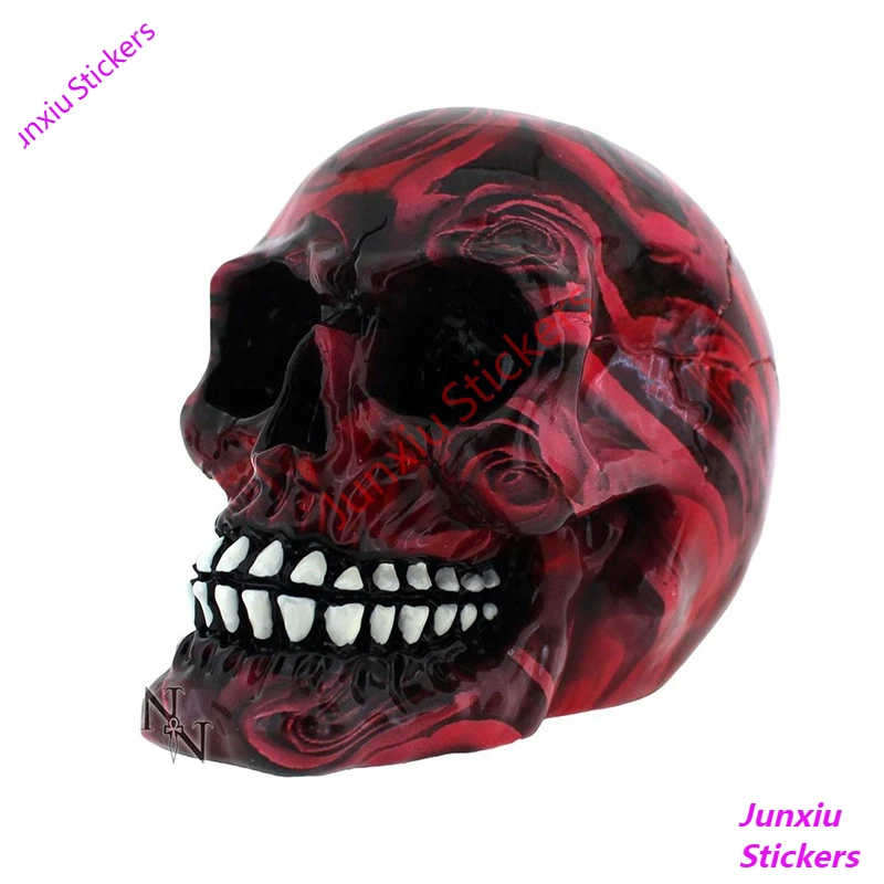 

Black Horror Skull Creative Car Sticker Motorcycle Windows Bumper Laptop Decals Decoration Scratch-Proof Car Stickers PVC13cm