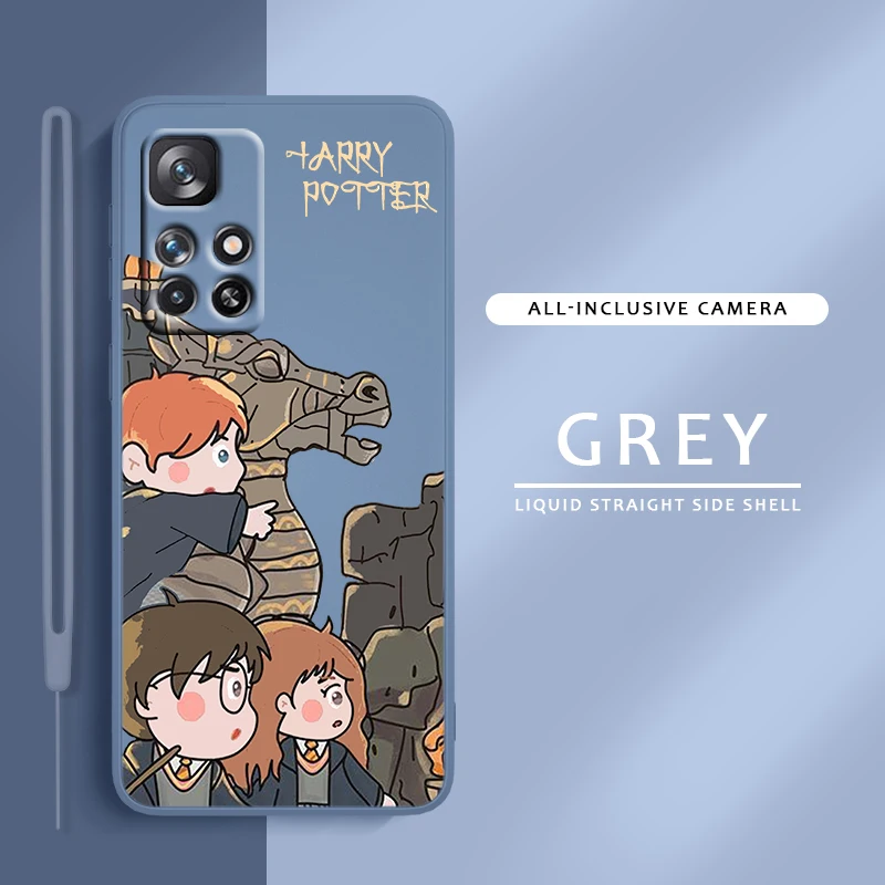 

Harrys Potters Wand For Redmi K50 K40 K30 K20 10C X 9C T AT A 8A 7A Gaming Pro Plus Liquid Rope Phone Case