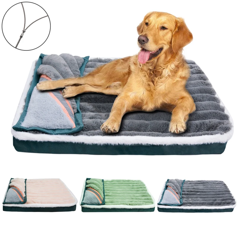 

Luxury Dog Pad Sleeping Pad Dog Bed Kennel With Pillow Soft Comfortable Warm Dog Sofa Bed Removable Washable Machine Washable