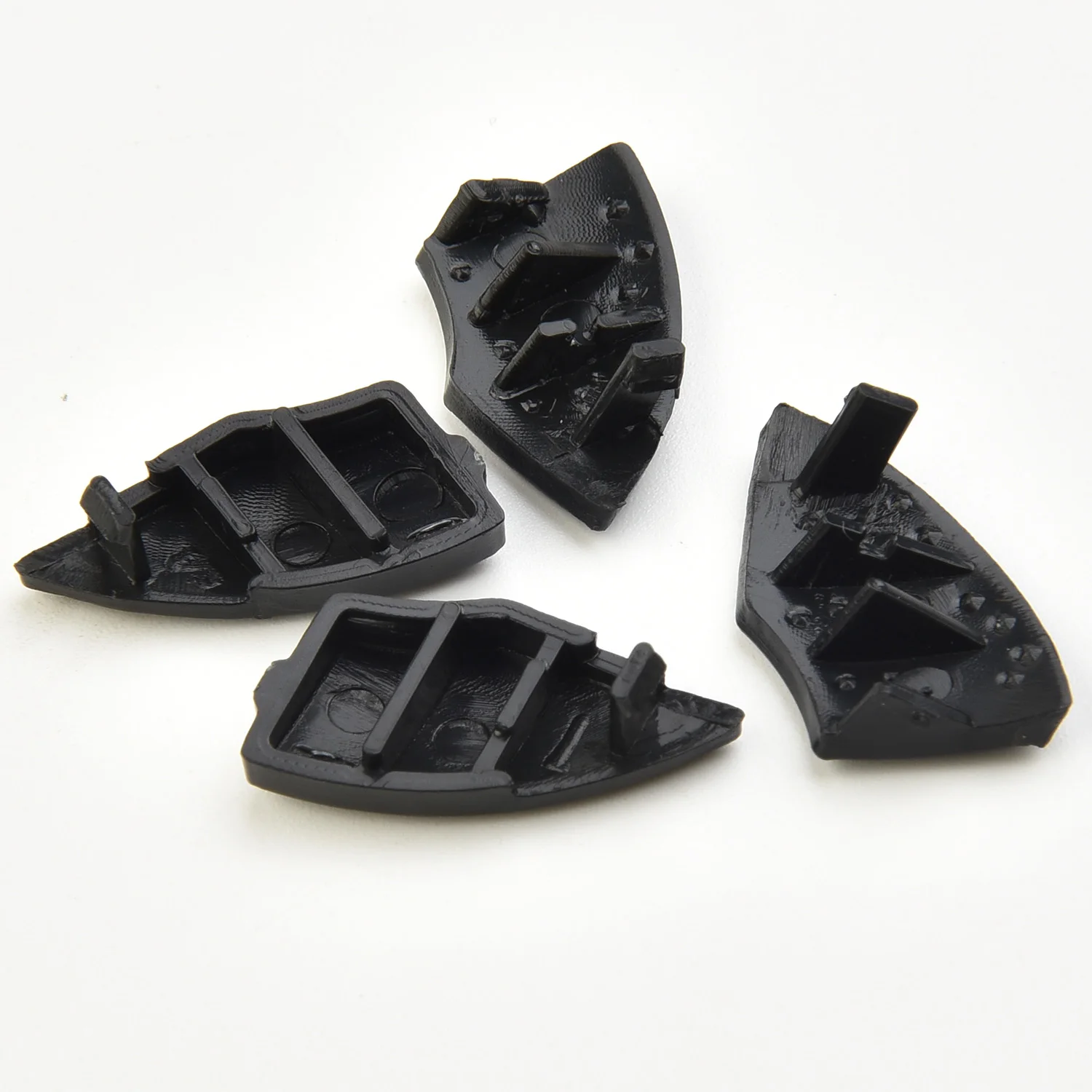 

4pcs/set For Fiat 500 Car Radio Cd Button Button Trim Mold Covers Removal Black Car Accessory Automobile Decorations