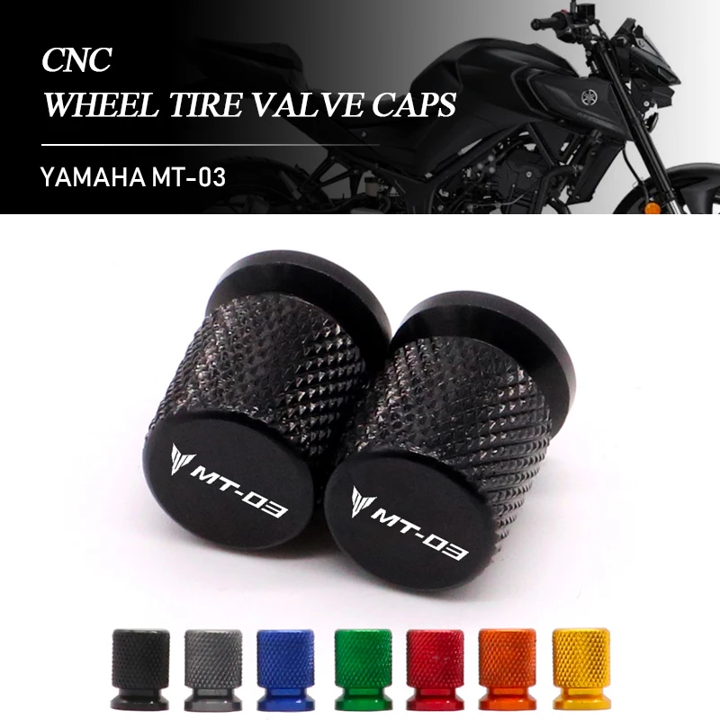 

FOR YAMAHA MT-03 MT03 Motorcycle Wheel Tire CNC Aluminum Valve Stem Caps Airtight Covers