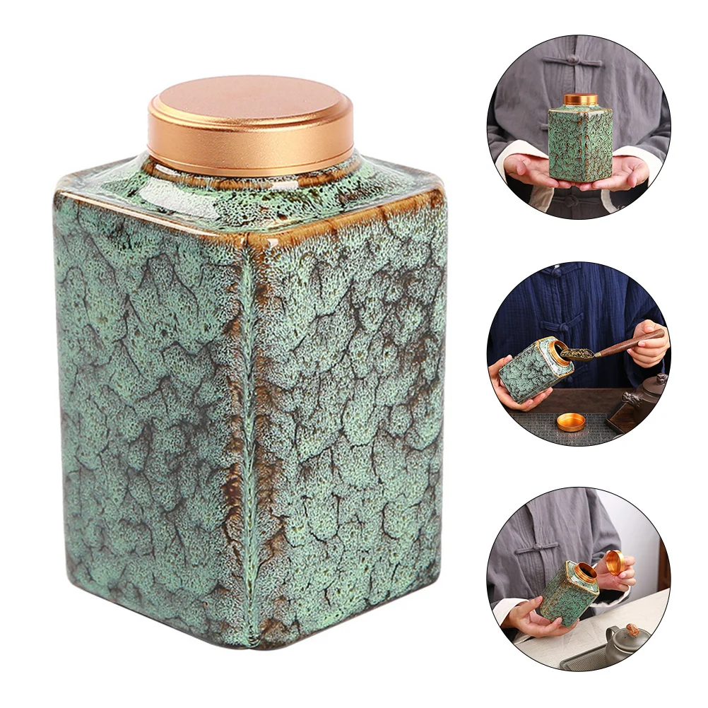 

Multifunctional Sealing Storage Can Airtight Tea Leaf Container Spice Sealed Jar