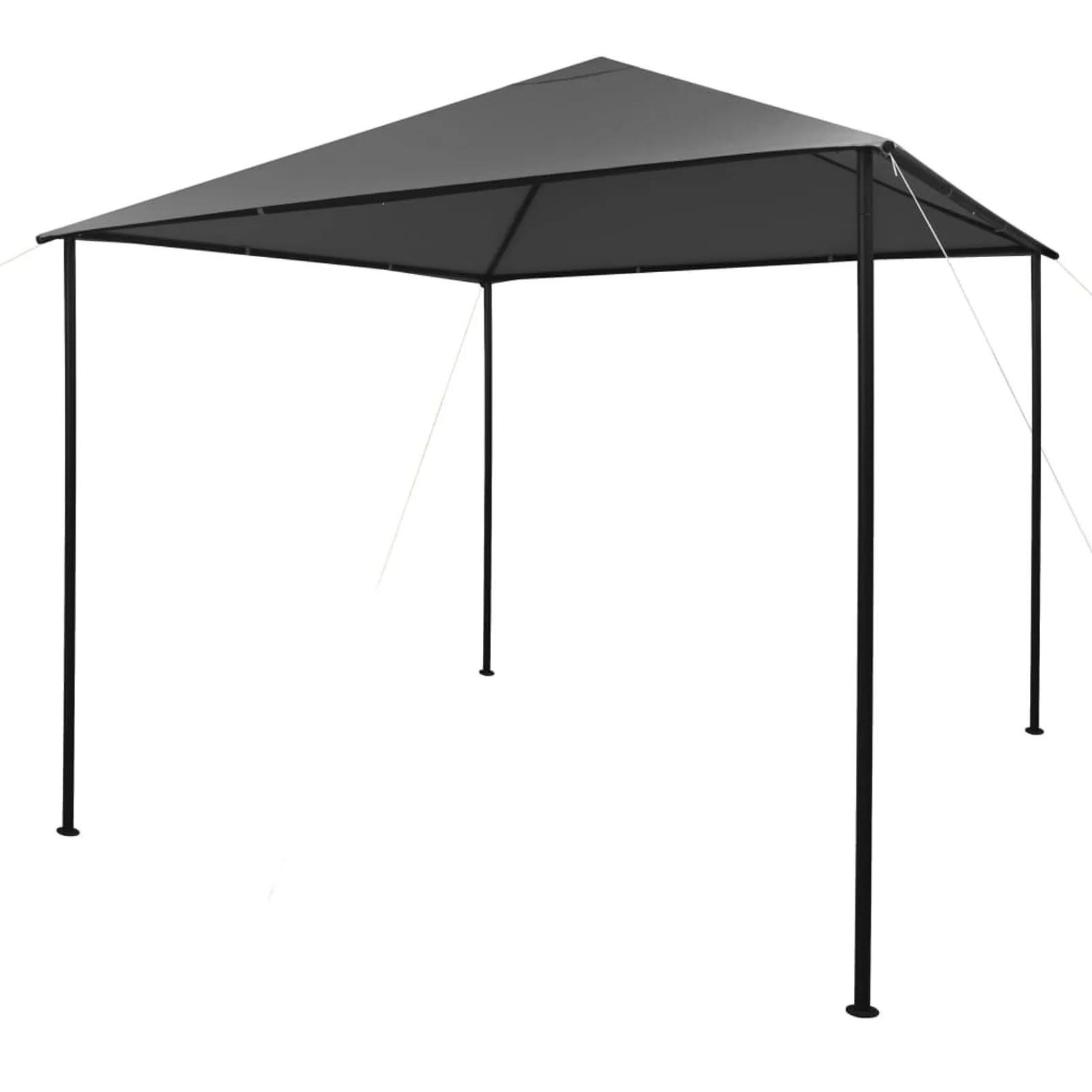 

Беседка 118,1x118,1 из антрацитовой ткани и стали 180 г/м