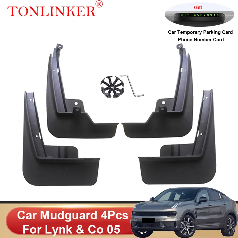 

Автомобильный брызговик TONLINKER для Lynk & Co 05 LYNKC05 2020 2021 2022, брызговики, брызговики, переднее и заднее брызговики