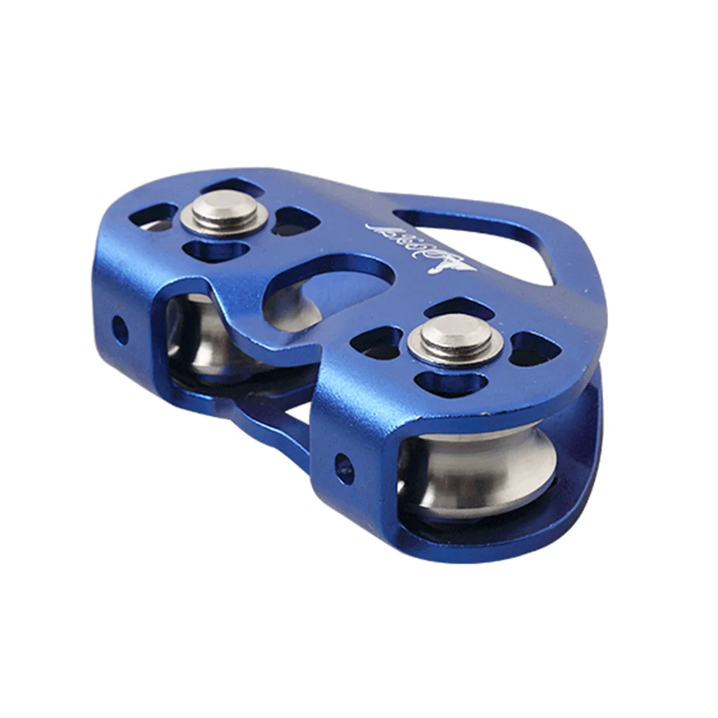 

25 кН кабель с двумя шкивами в форме сердца, уличное альпинистское оборудование, альпинистское оборудование, шкивы для горного туризма, боковые качели