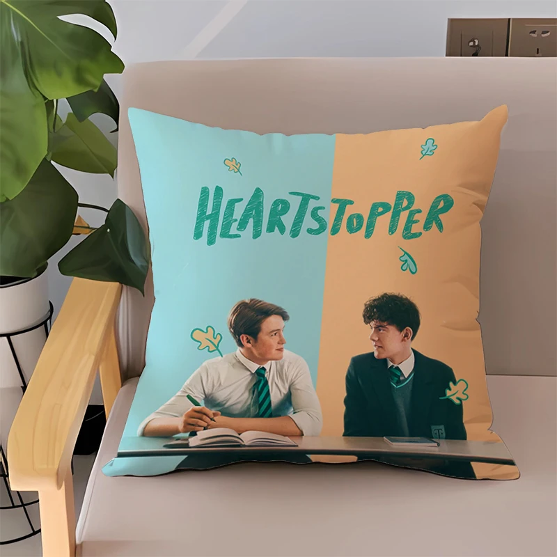 

Double-sided Printing Bed Pillowcases for Sofa Cushions Covers Heartstopper Cushion Cover 45 × 45 Pillowcase 45*45 Short Plush