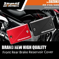 motorcycle accessories front rear brake reservoir cover for suzuki burgman an250 an400 uh125 uh200 1998 2020 an uh oil fluid cap