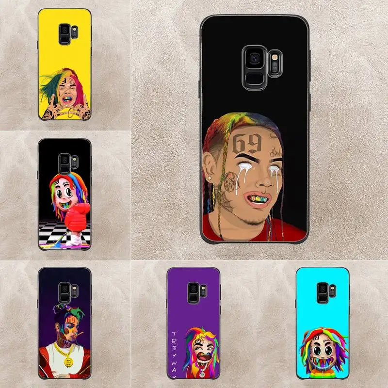 

Tekashi 6ix9ine SixNine 69 Phone Case For Samsung Galaxy S6 S7 Edge Plus S9 S20Plus S20ULTRA S10lite S225G S10 Note20ultra Case