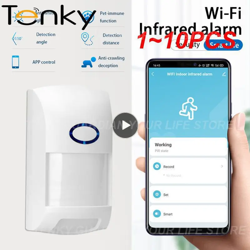 

1-10 шт., инфракрасные смарт-детекторы с Wifi