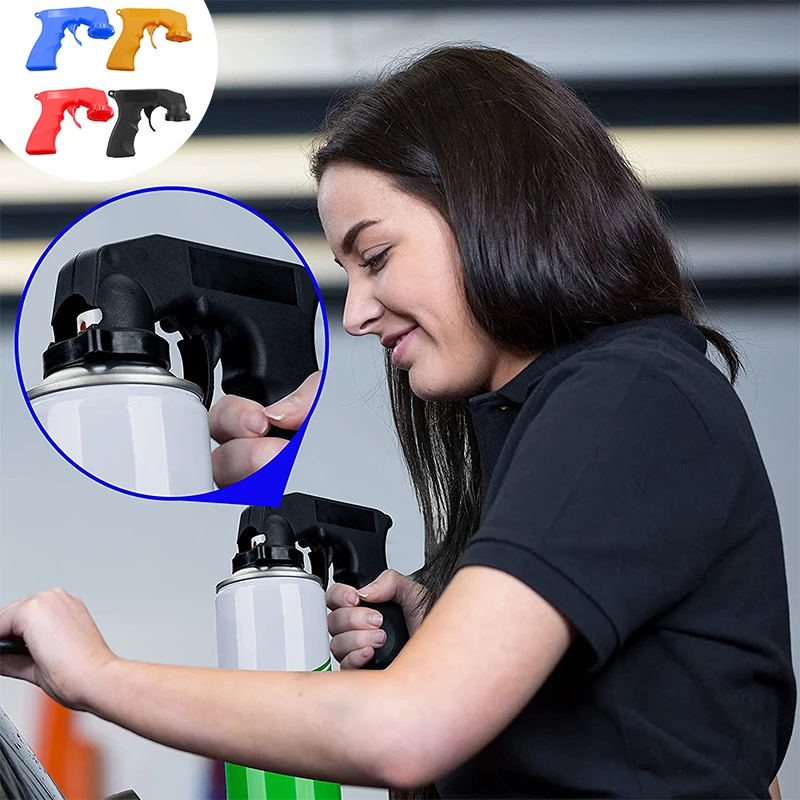 

Ручка для автомобильного аэрозольного распылителя с полным захватом Блокировка курка ошейник распылитель адаптер для обслуживания автомо...