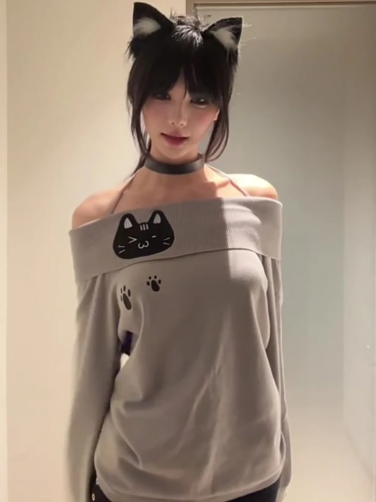 Pure Desire трикотажная нижняя рубашка с открытыми плечами и длинными рукавами