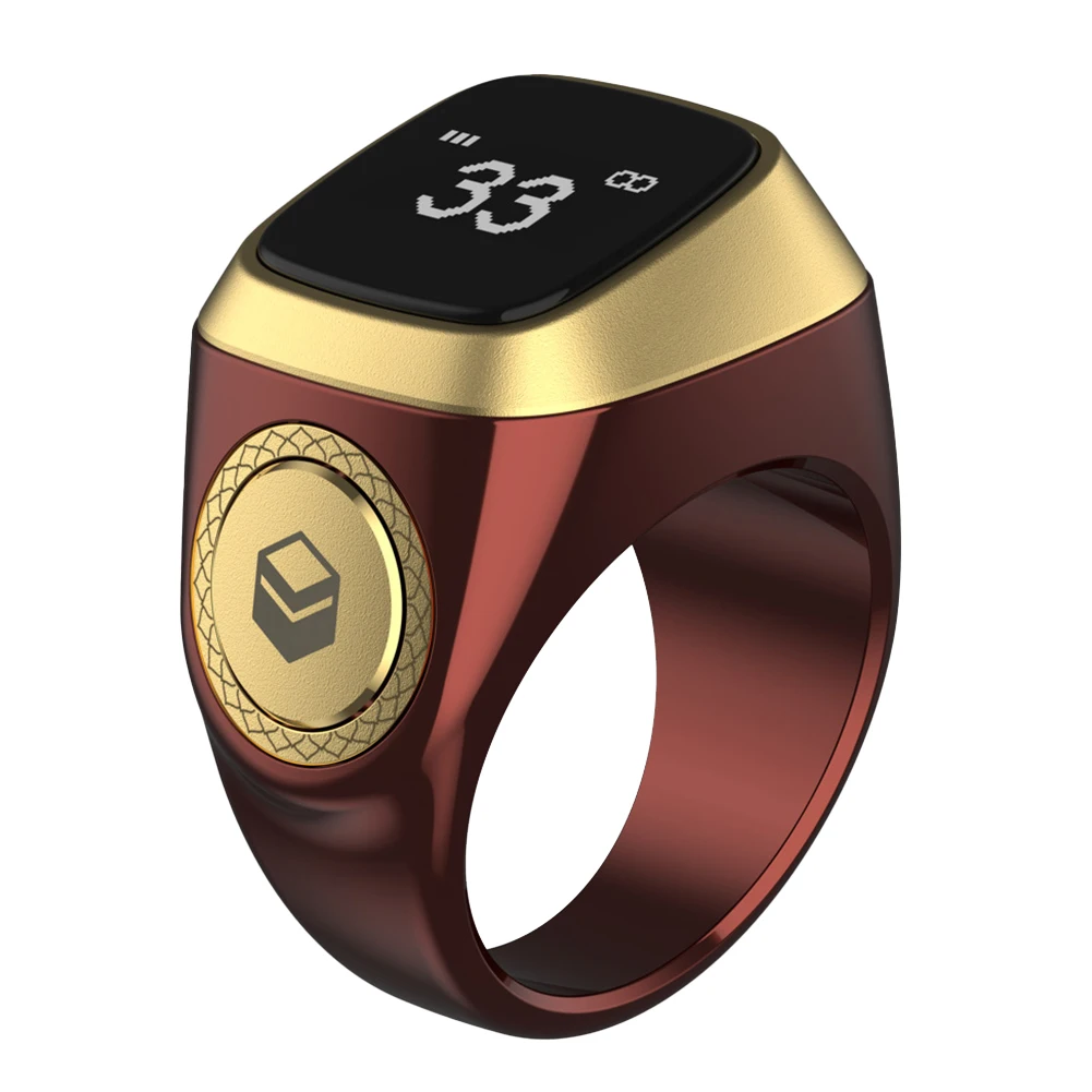 IQibla Smart Zikr Ring: водонепроницаемый цифровой счетчик и напоминание о вибрации Ring Praise