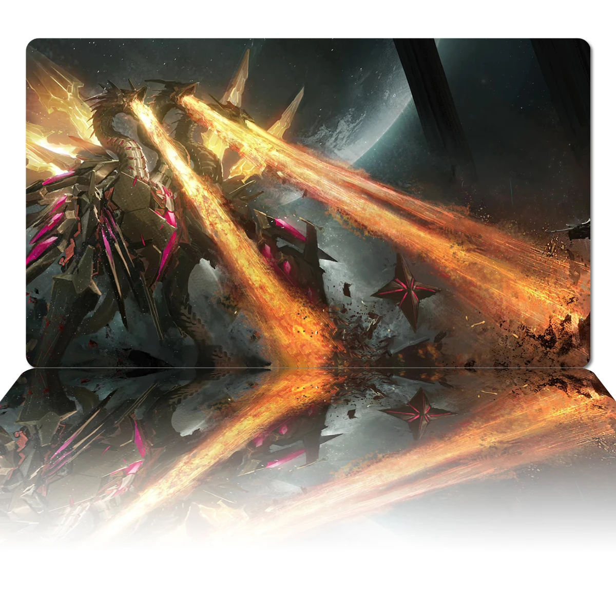 

YuGiOh Playmat Number C107 Neo Galaxy-eyes Tachyon Dragon TCG CCG Board Game Trading Card Game Mat Anime Mouse Pad Desk Mat Bag