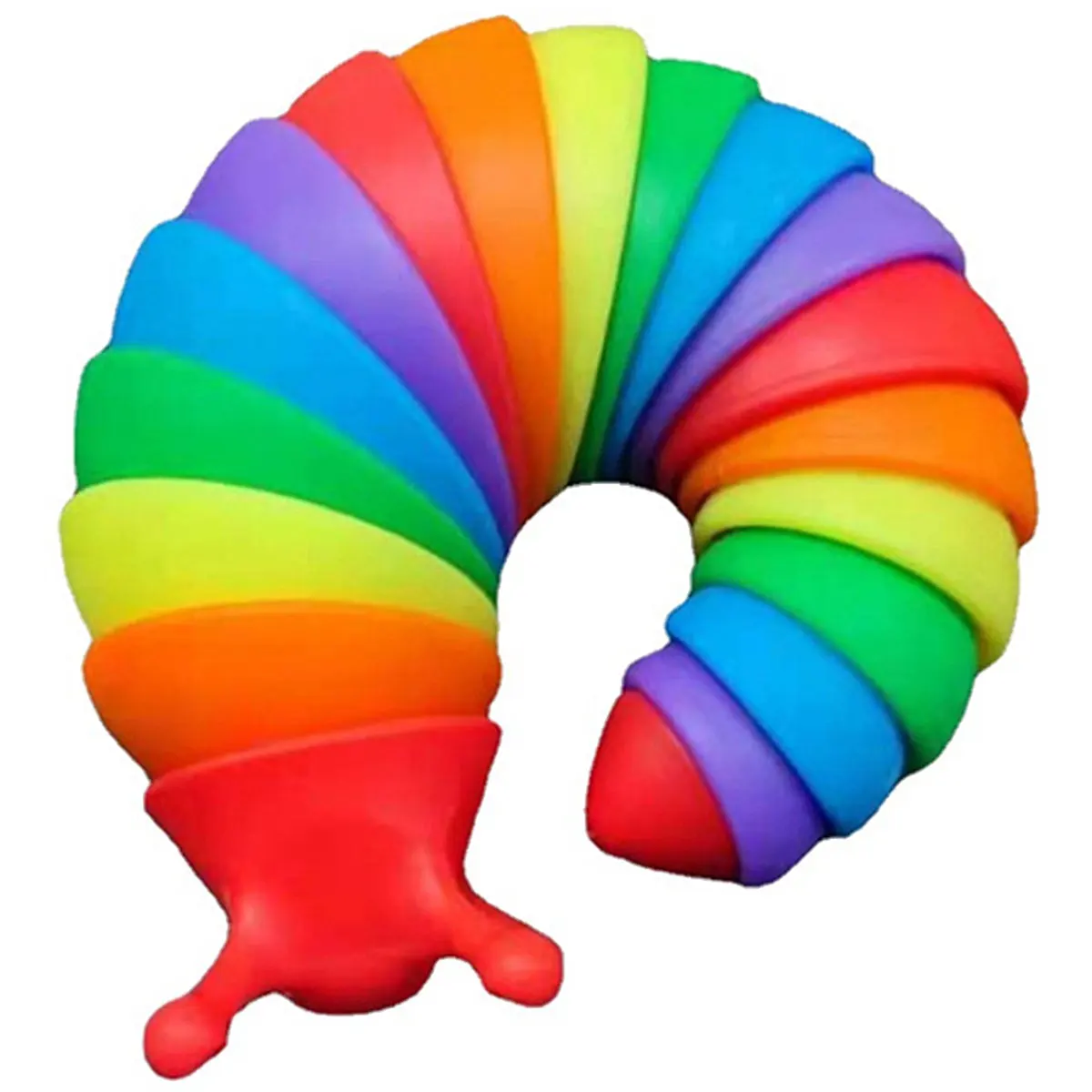 

3D Slug Toy Fidget Slug Stress and Anxiety Relief Slug Sensory Toy Flexible Articulated Sticky Stretch Slug Gift for Kids Adults