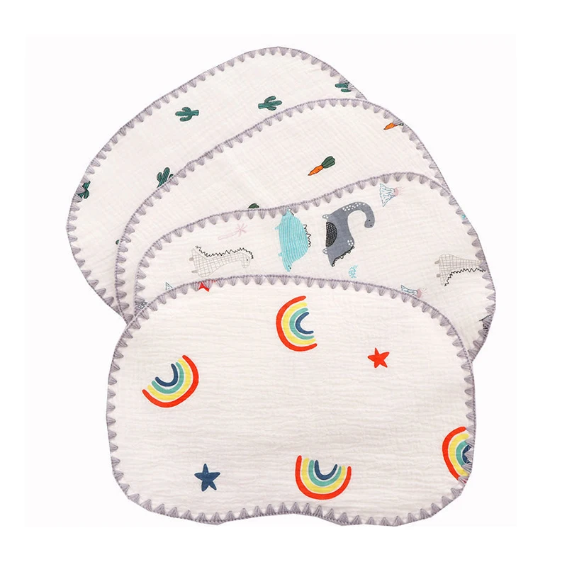 

10 слоев хлопок марлевые детские подушки полотенце для новорожденных аксессуары для новорожденных постельные принадлежности плоские впиты...