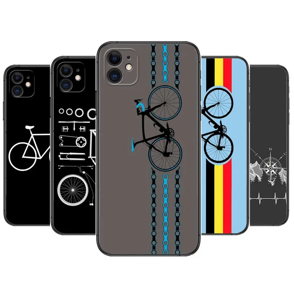 

Mountain Bikes Cycling Phone Cases For iphone 13 Pro Max case 12 11 Pro Max 8 PLUS 7PLUS 6S XR X XS 6 mini se mobile cell