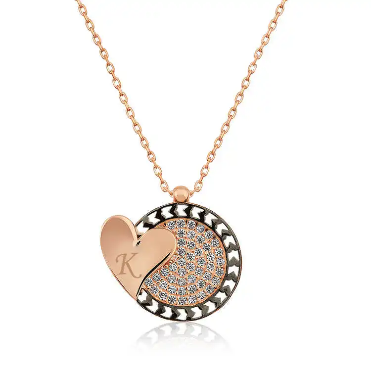 

Tevuli 925 пробы серебро приводит к сердце в форме сердца в форме Цепочки и ожерелья