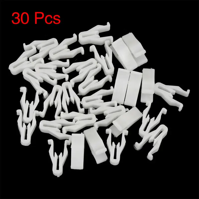 

30Pcs Plastic Nylon 17MM Car Center Console Radio DVD Dash Panel Switch Bezel Clip For Toyota For Lexus