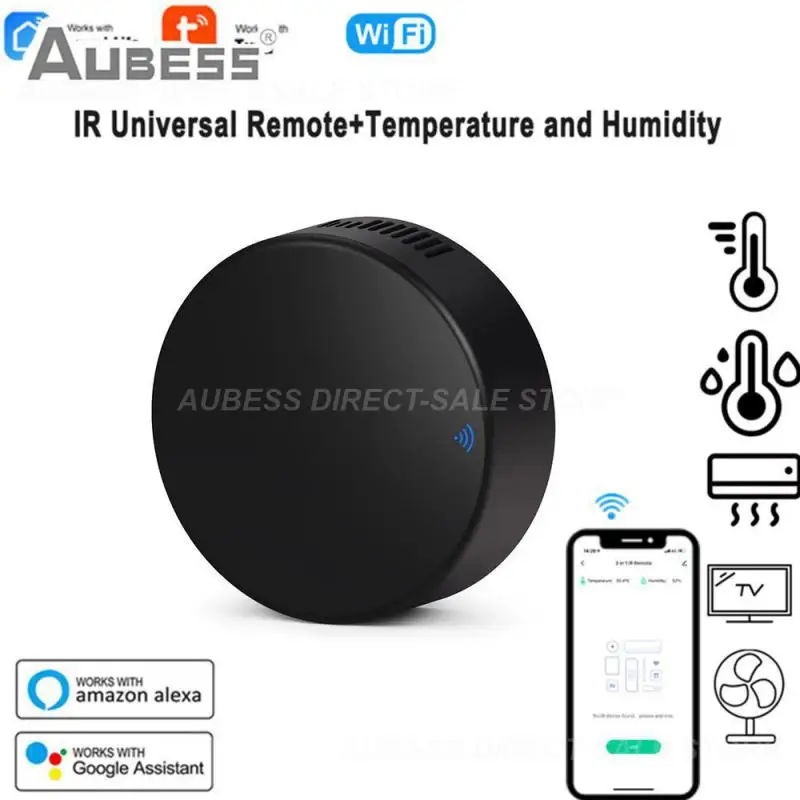

Wifi Wireless Remote Control Switch Bluetooth Temperature And Humidity Sensor Remote Monitoring 3 In1 Ir Remote Controller