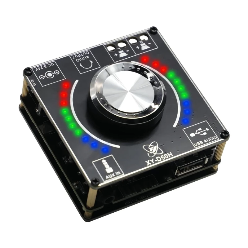 XY ~ D50H цифровые усилители мощности 50Wx2 плата стереопитания 2 канала плавные