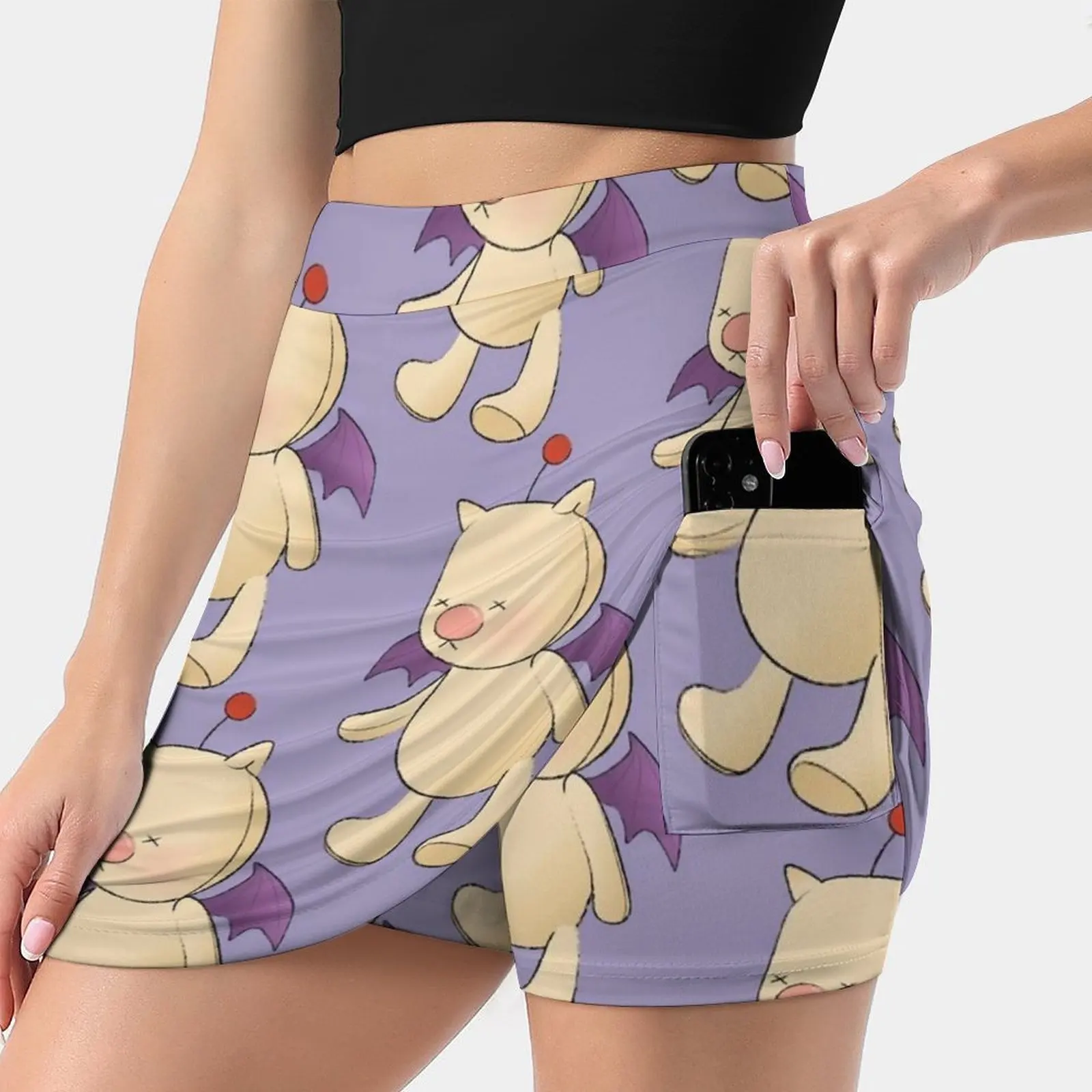 

Moogle Korean Fashion Skirt Summer Skirts For Women Light Proof Trouser Skirt Final Fantasy Final Fantasy X Final Fantasy 10