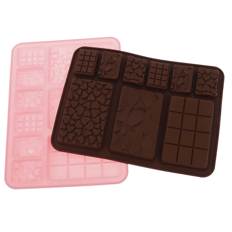 

Silicone Chocolate Mold Bricks Baking Tools Non-Stick Silicone Cake Mould Jelly Candy 3D DIY Molds Kitchen Mould Accessories