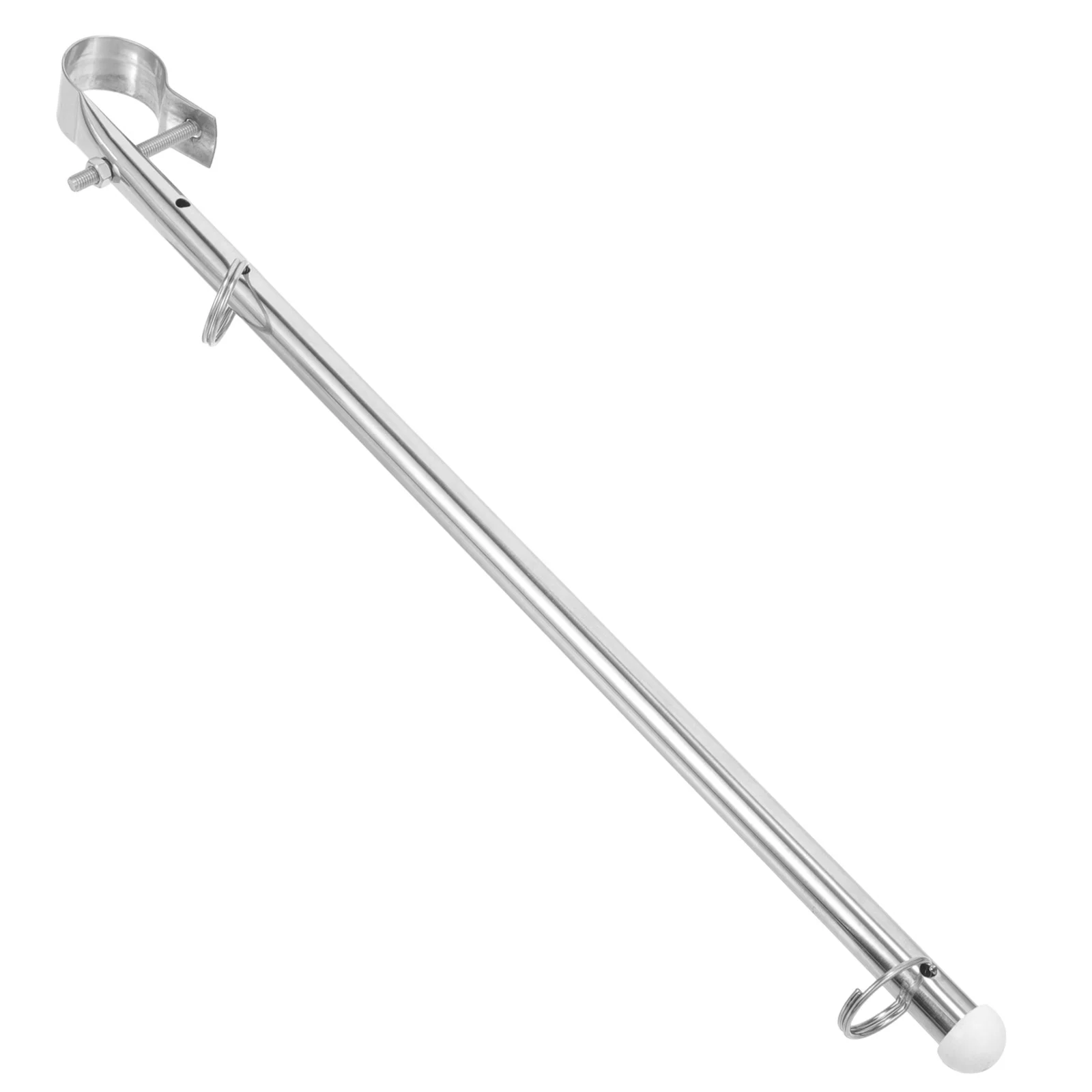 

Flagpole Accessories Boat Yacht Mount Bracket Marine Metal Support Rod Stainless Steel Small