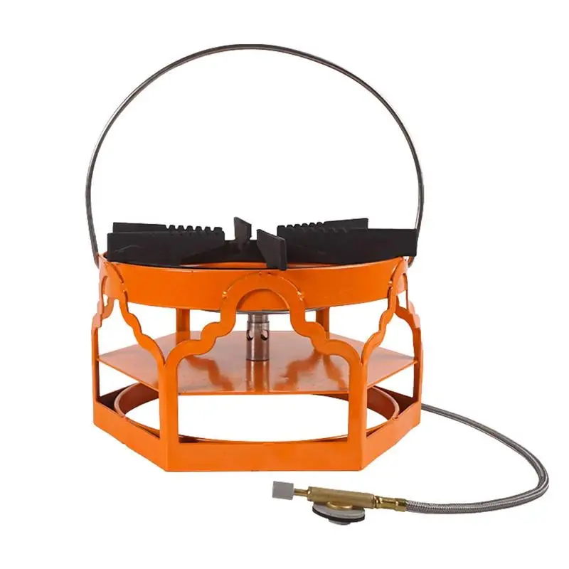 

Outdoor Cooker Mobile Picnic Stove With Canvas Storage Bag Outdoor Stove High Power Carbon Steel For Hiking Trekking Fishing