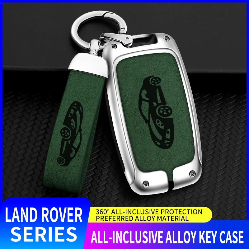 

Металлический кожаный чехол для ключей, чехол для Jaguar XF XJ XE XJL XF для Land Rover Range Rover Sport Evoque Freelander, защитный чехол