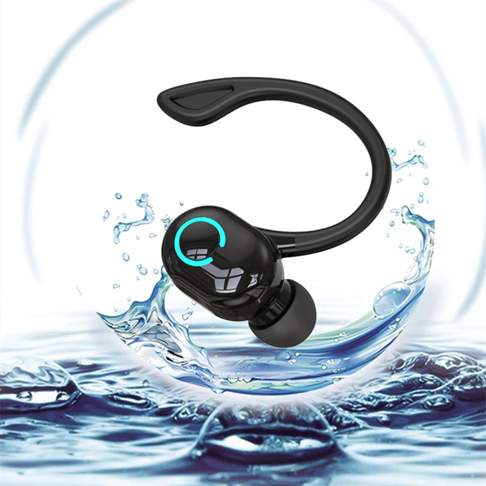 

Wireless Earphones Bluetooth Headset Mini Ear Hook Sports Anti Loss Music Call Hidden Earplugs with Mic for Smart Phone